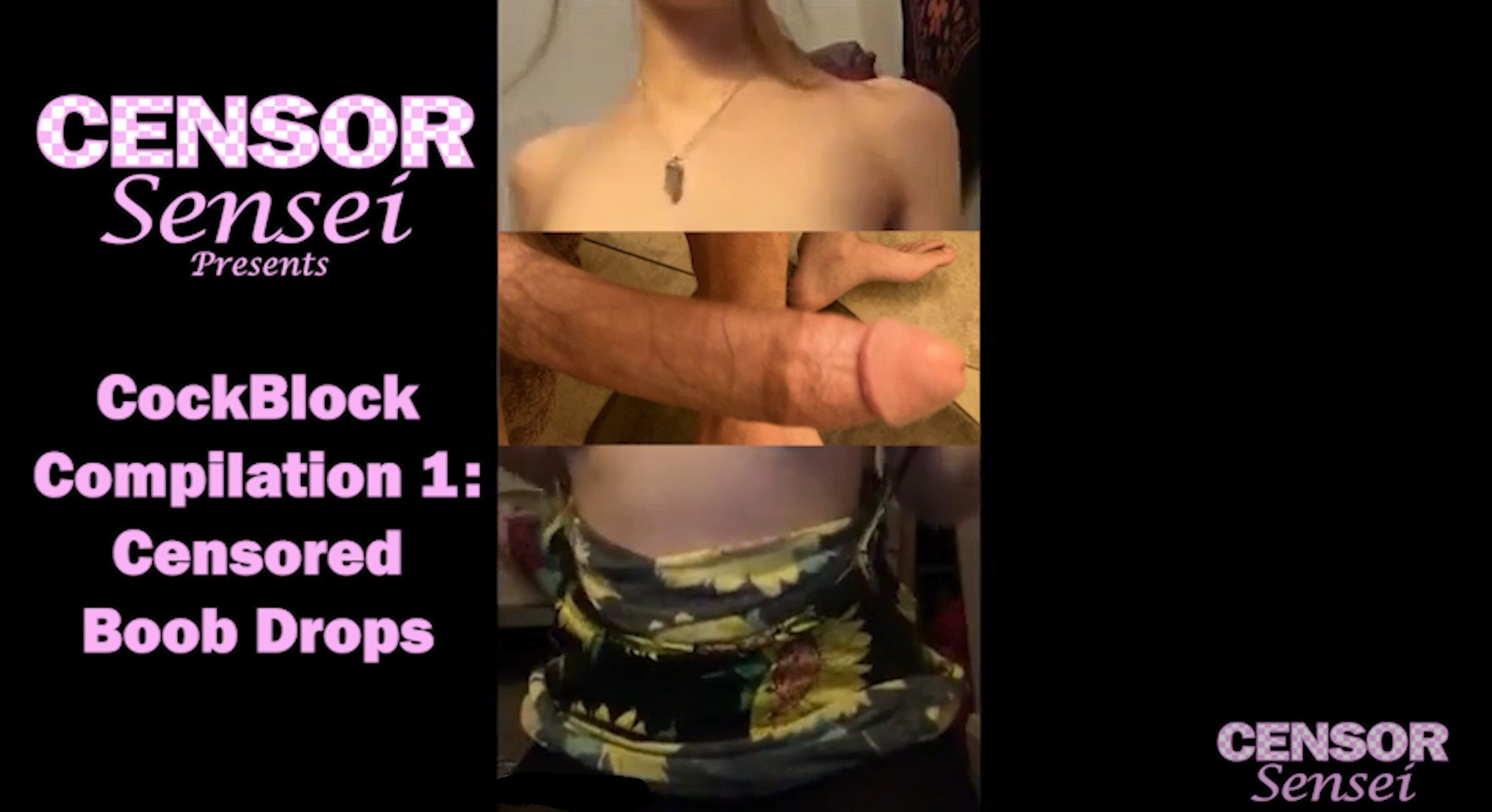 CockBlock Compilation - Censored Boob Drops