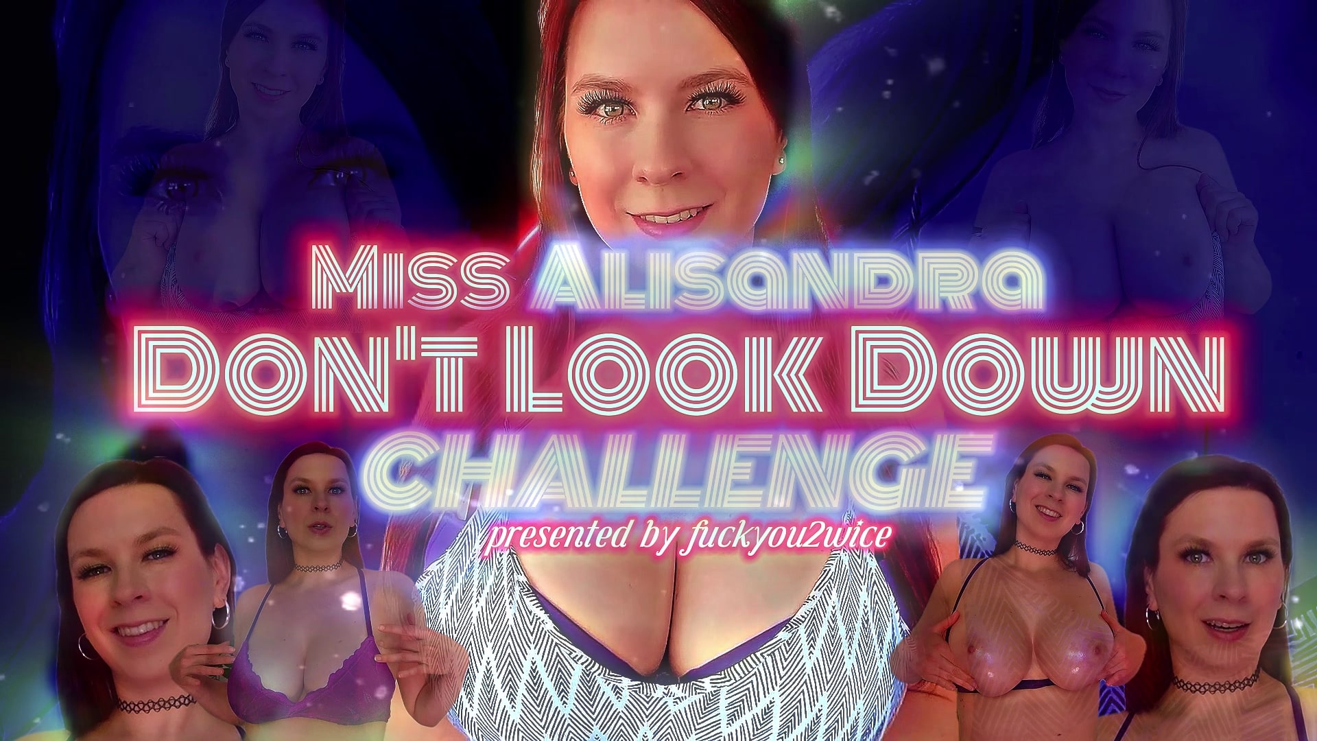 Miss Alisandra | Don't Look Down Challenge | Gooning Encouragement and Jerk Off Instructions