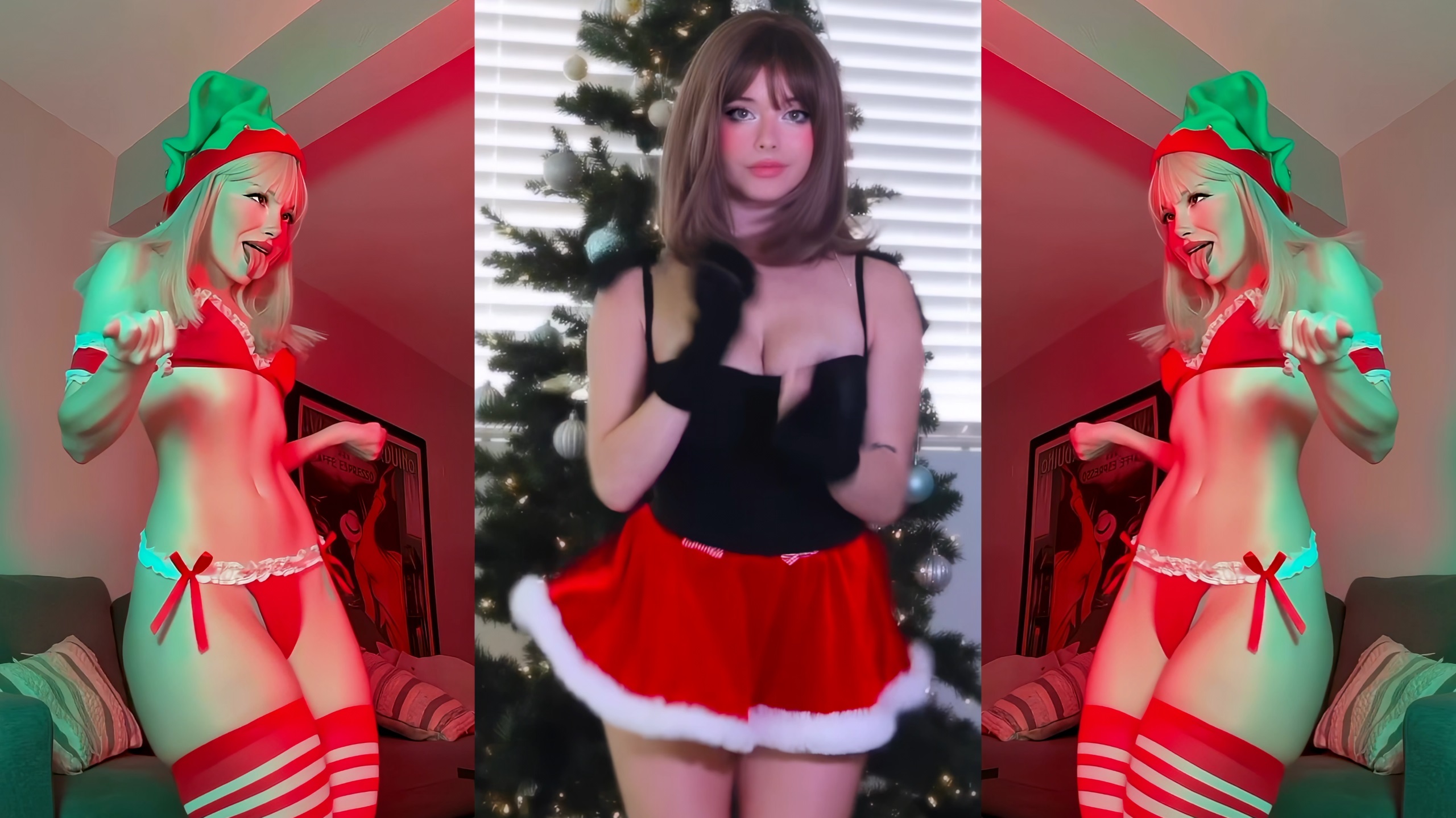 Hot Girl X-Mas - A Non-Nude Christmas PMV