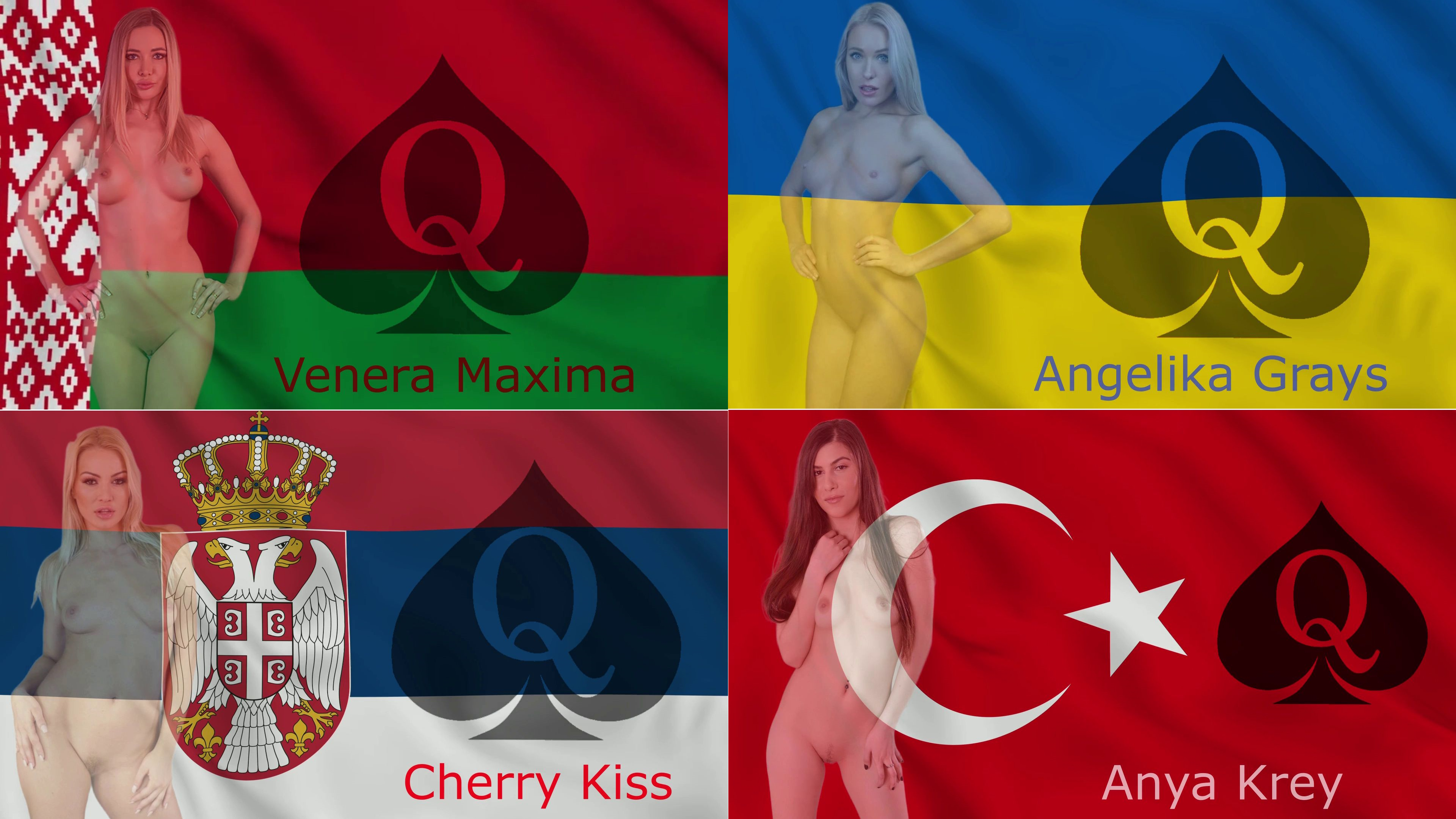 BBCLove - EASTERN EUROPEAN BABES LOVES A DOUBLE BLACK COCK or ONE WHITE GIRL TWO BLACK COCKS - VOLUME 3