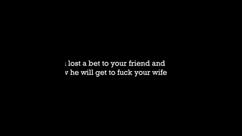 You lost a bet to your friend (caption story)