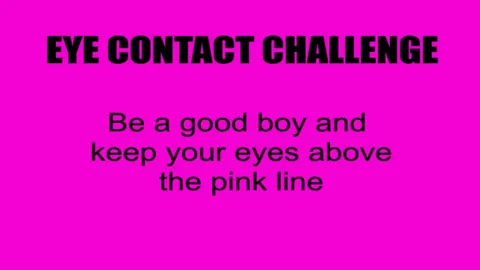 Non-Nude Boutine LA Eye Contact Challenge Split Screen