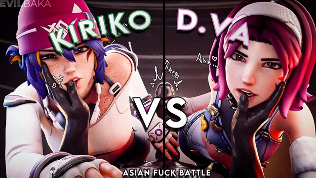Kiriko VS DVa | BBC Fuck Battle | Round 1