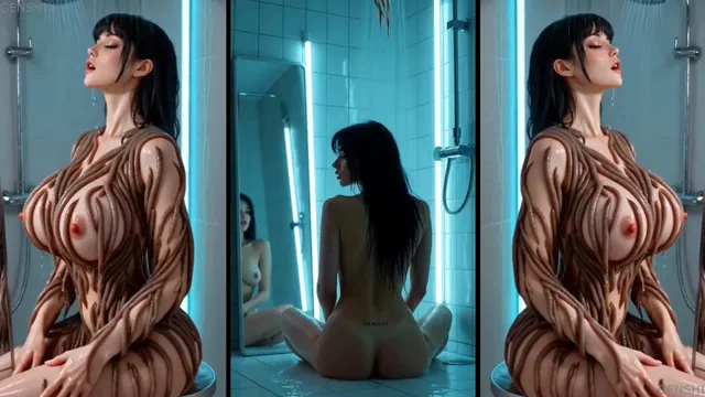 Worm Neon Shower 3 [short]