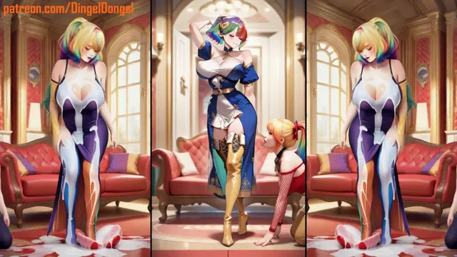 Hot anime girl gets her cum-soaked boots liked