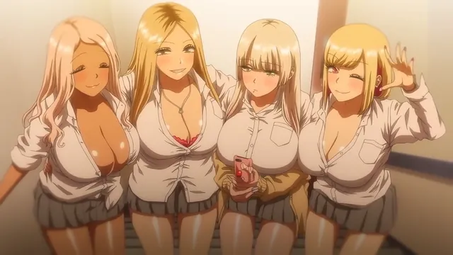 HMV X Oshikake! Bakunyuu Gyaru Harem Seikatsu 2
