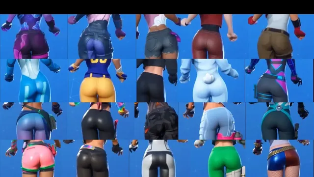 Grid of Party Hips (Fortnite Goon)