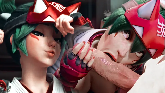 OVERWATCH KIRIKO HARDCORE PMV/HMV