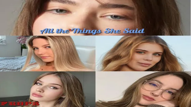 All the Things She Said (Ru #2)