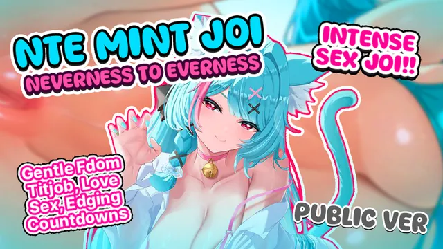 Your Neko Gf Mint Gets Needy For Your Cock(blowjob, sex, edging, titjob, GFE, dominant, catgirl, cum countdown, public)