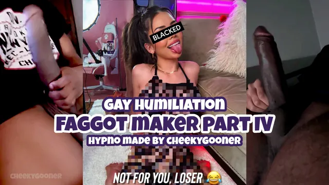 Gay Humiliation Faggot Maker Part IV - BBC Hypno with Femdom JOI Voice Over