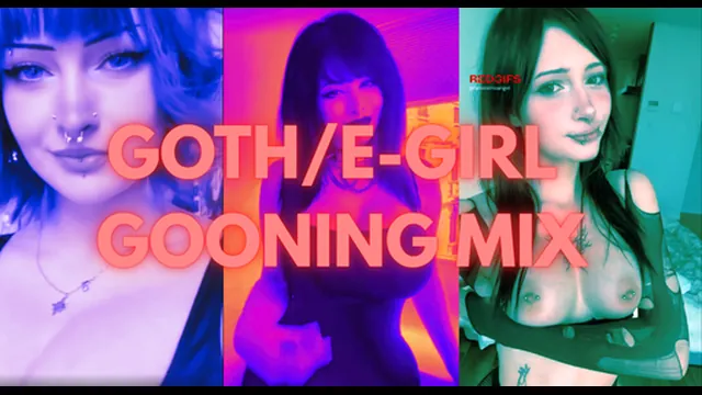 Goth/E-girl Goon mix