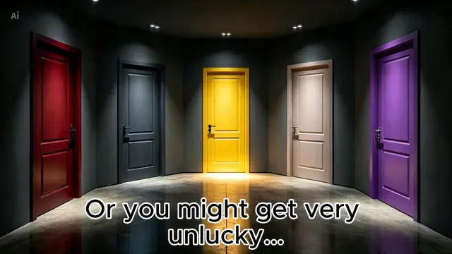 Choose your door (White)