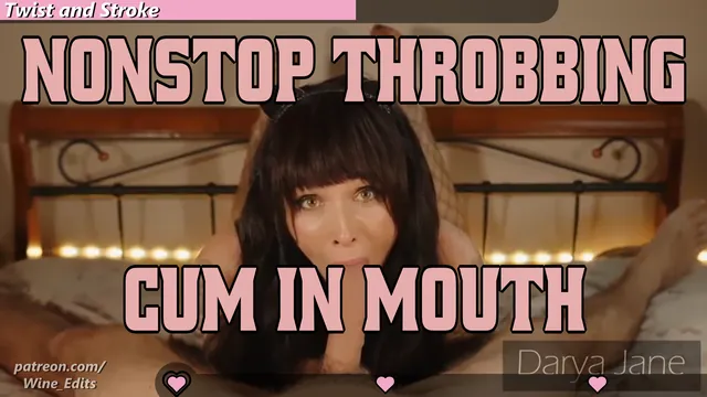 (ASMR JOI) NONSTOP THROBBING CUM IN MOUTH CUMPILATION