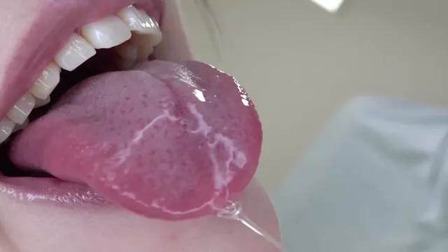 JAV spit,tongue,mouth fetish PMV 口、唾液フェチPMV