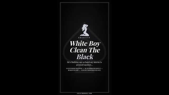 White Boy Clean The Black