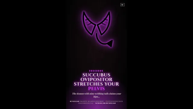 Succubus Ovipositor Stretches Your Pelvis