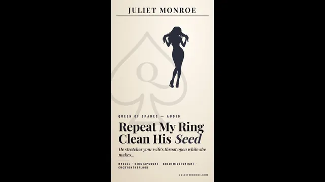 Repeat My Ring Clean His Seed